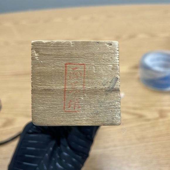 Traditional Wood Japanese Tall Lady Doll - Picture 3 of 5